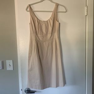 J. Crew Suiting Khaki Knee Length Dress